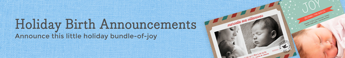 Holiday Birth Announcements Holiday Birth Announcements